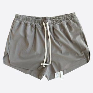 Rick Owens Tan Hollywood Boxer Swim Shorts
